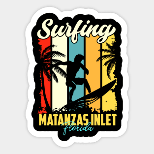 Surfing | Matanzas Inlet, Florida Sticker